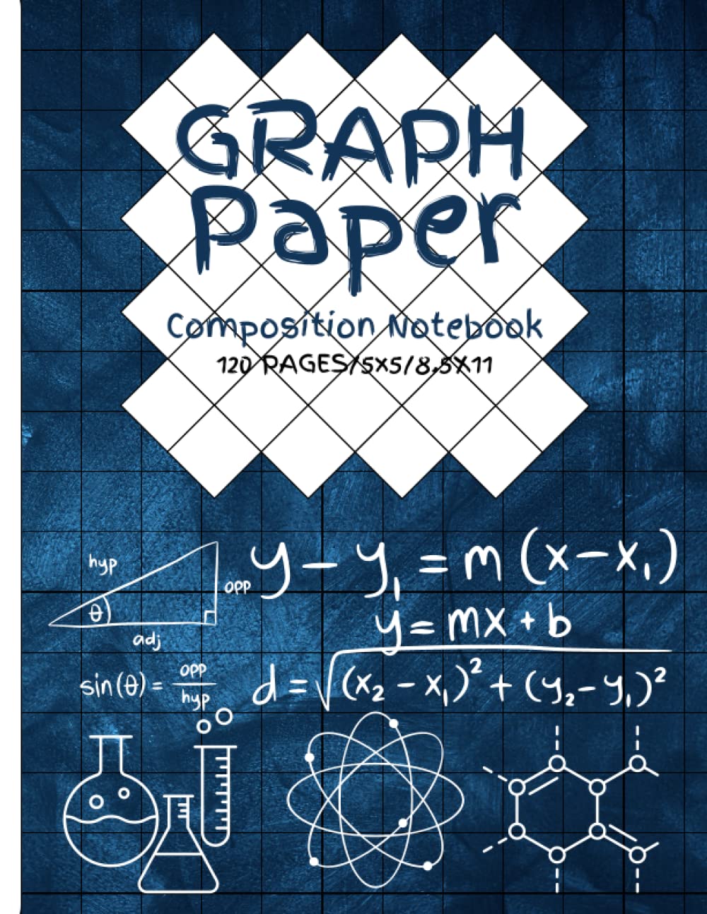 Graph Paper A4 Composition Notebook ( blue cover ) 5x5 Quad Ruled 120 Pages 8.5 x 11: Math, Science, Architecture, Engineering Notebook for ... ... Grid Paper for Math and Science Students