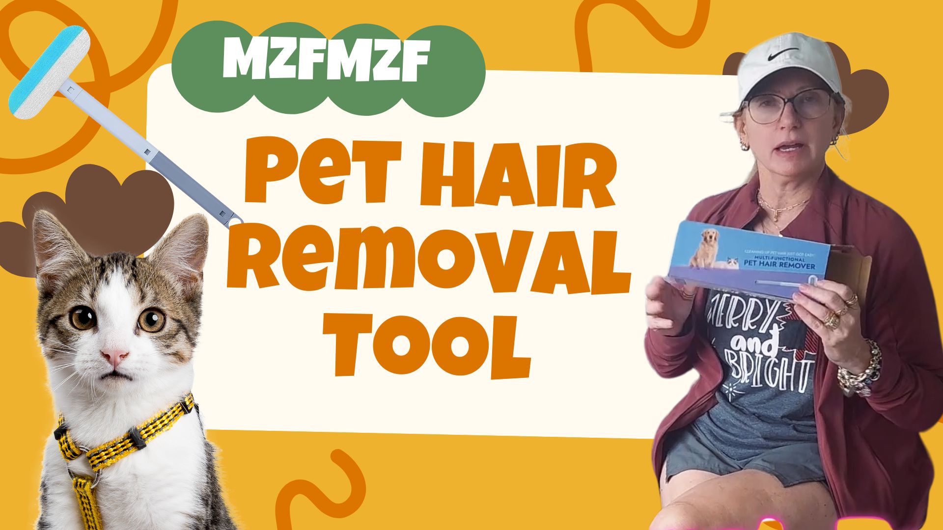 Pet Hair Removal Tool for Furniture, 3 in 1 Cat and Dog Hair Removal Tool, Suitable for Use on Furniture, Carpets, Clothing, and Bedding, Durable, Reusable, Washable, Grey, 1 Pcs - image 8