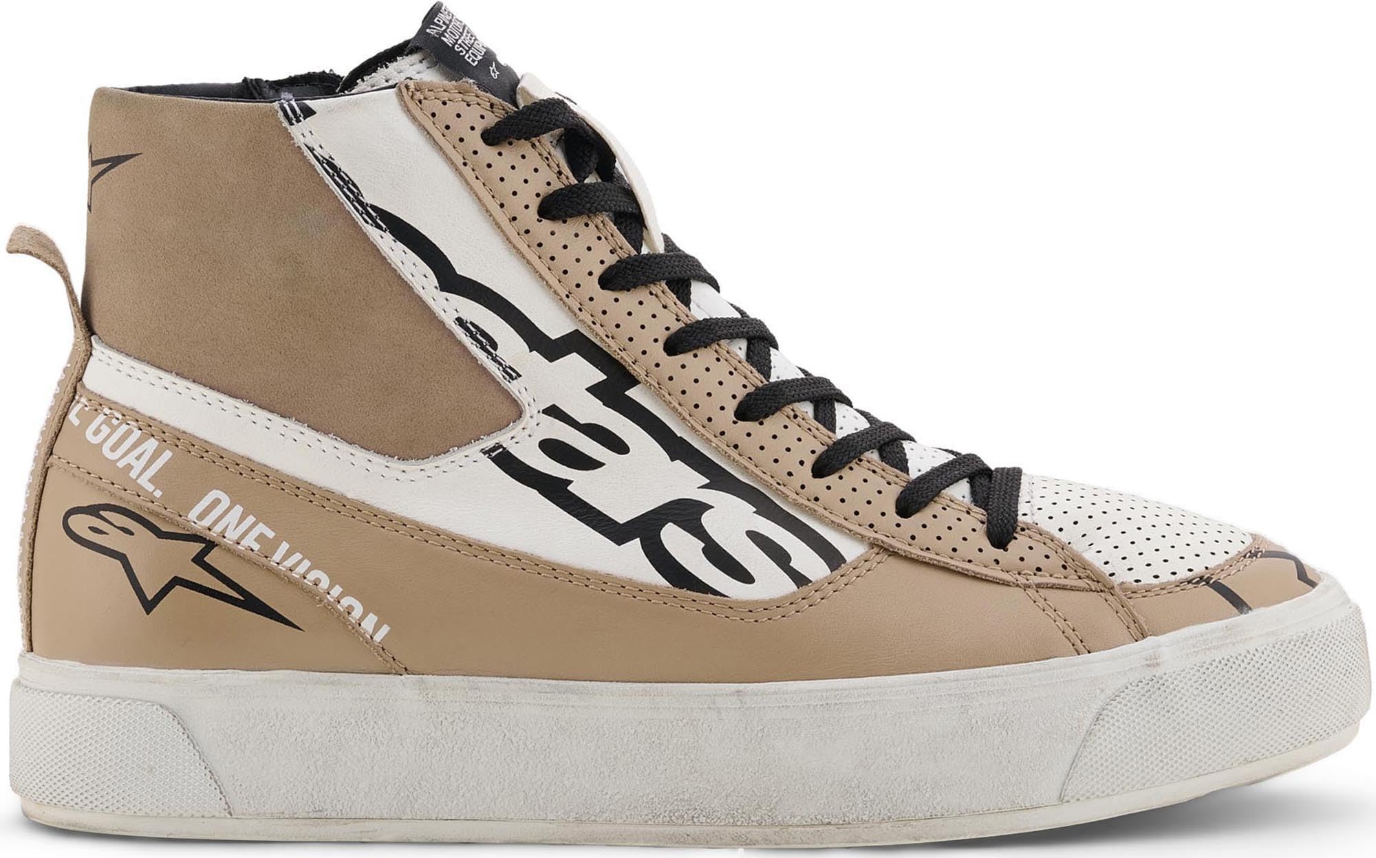 Alpinestars Stella Stated Flair Chaussures moto pour femmes, blanc/beige, 5.5