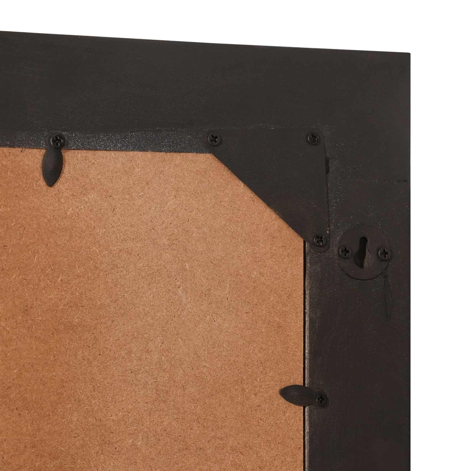 Badezimmerspiegel Wandmontiert mit floralem Muster, 70x50 cm, Mehrfarbig, Flacher Glas Spiegel für klare Reflexion, ideal für Rasur und Make-up, modernes Design für stilvolle
