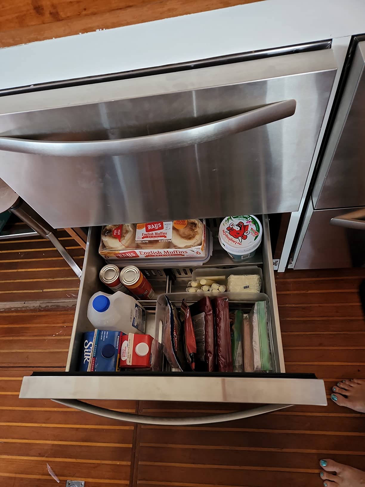 83/mo Finance ICEJUNGLE 24" Under Counter Refrigerator, indoor and