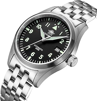 Amazon | ADDIESDIVE 自動腕時計 男性用 ステンレススチール