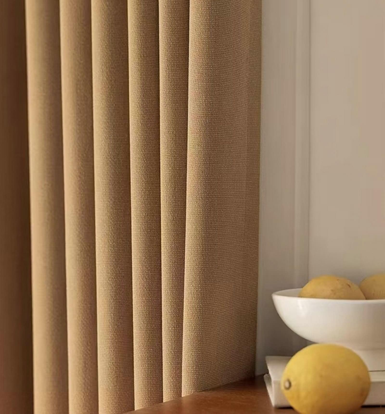 Rideau Opaque Fenetre Salon Lot de 2,2 x 86W x 160H CM,Rideau Kaki Cuisine Couleur Unie Rideaux Salle Crochet