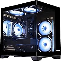HOENGAGER Gaming PC i5-14400F RTX 5050 8GB 16GB DDR4 1TB SSD WiFi Windows 11 RGB Tower