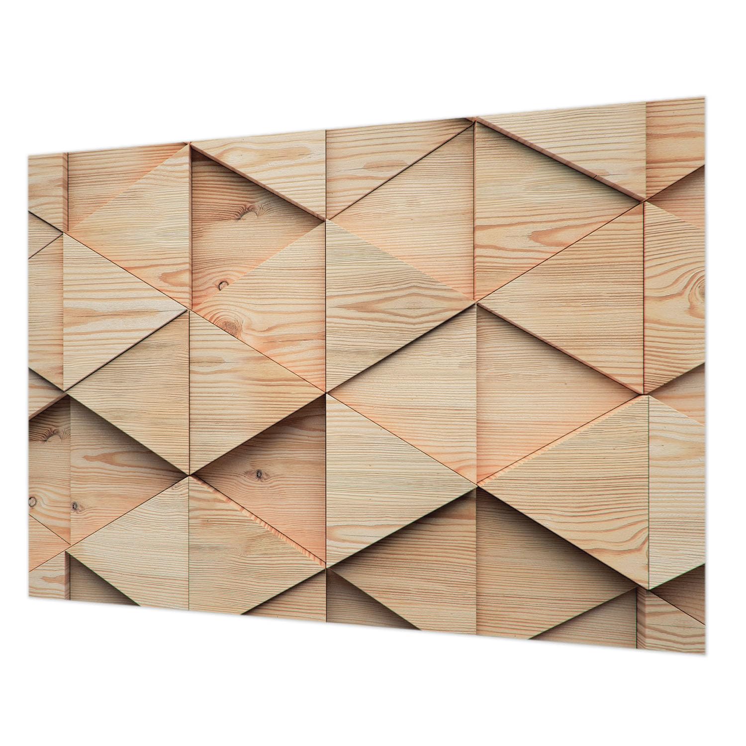 Décor mural en bois imprimé haute qualité pour une chambre élégante