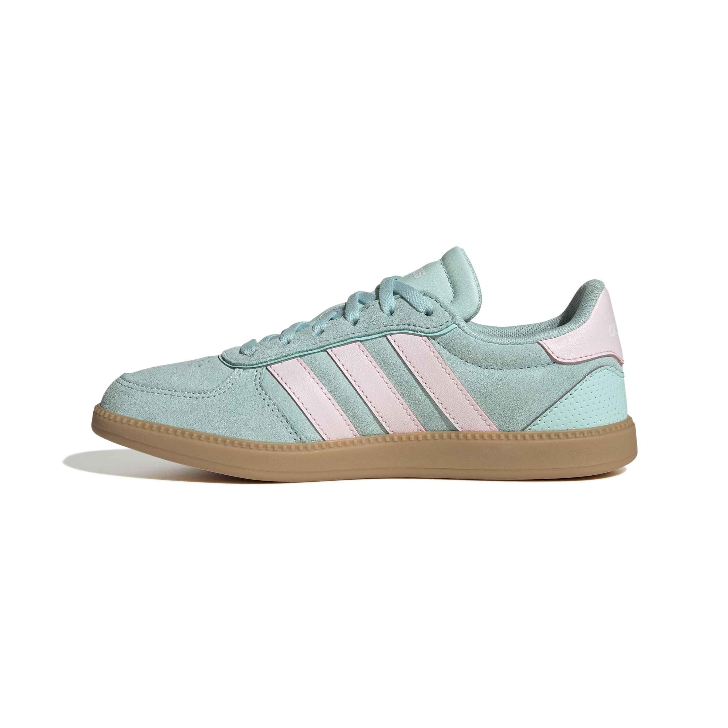adidas Unisex Kids BREAKNET Sleek Shoes Junior, semi Flash Aqua/Clear Pink/Gum 3, 3 UK