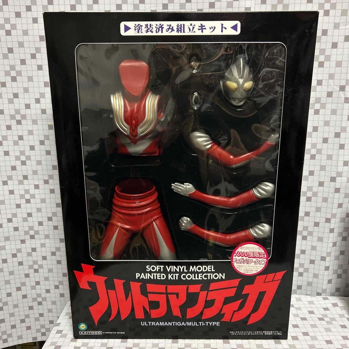 値下げしました　海洋堂 ウルトラマンティガ パワータイプ メガソフビ 木下隆志 ウルトラマンティガ 海洋堂 メガソフビ 木下隆志