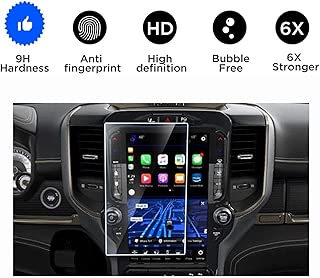 Wonderfulhz Screen Protector Compatible with 2019 1500 2500 3500 Uconnect 12 Inch Dodge Ram - Anti Glare Scratch,Shock-Resistant, Navigation Protection Accessories Premium Tempered Glass - coolthings.us