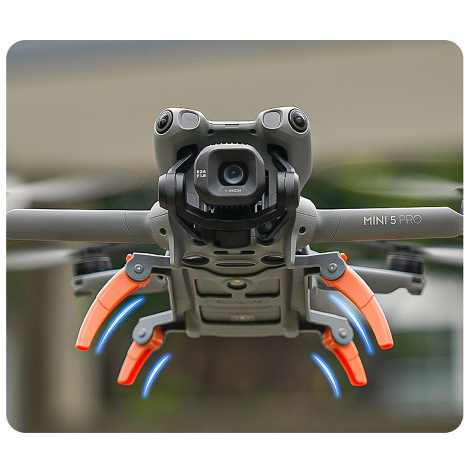 Train d'atterrissage pour DJI Mini 5 Pro Extensions de Jambes Support de Protection Support d'atterrissage Drone Accessoires pour DJI Mini 5 Pro (Orange)