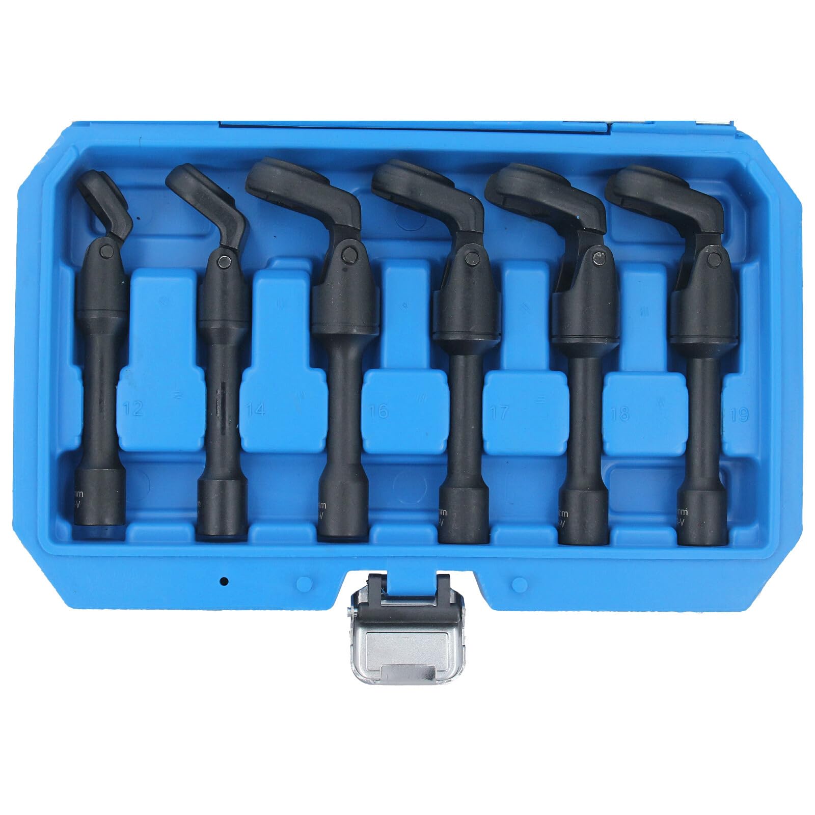 6 llaves de 3/8" 12-14-16-17-18-19 mm para inyectores diesel