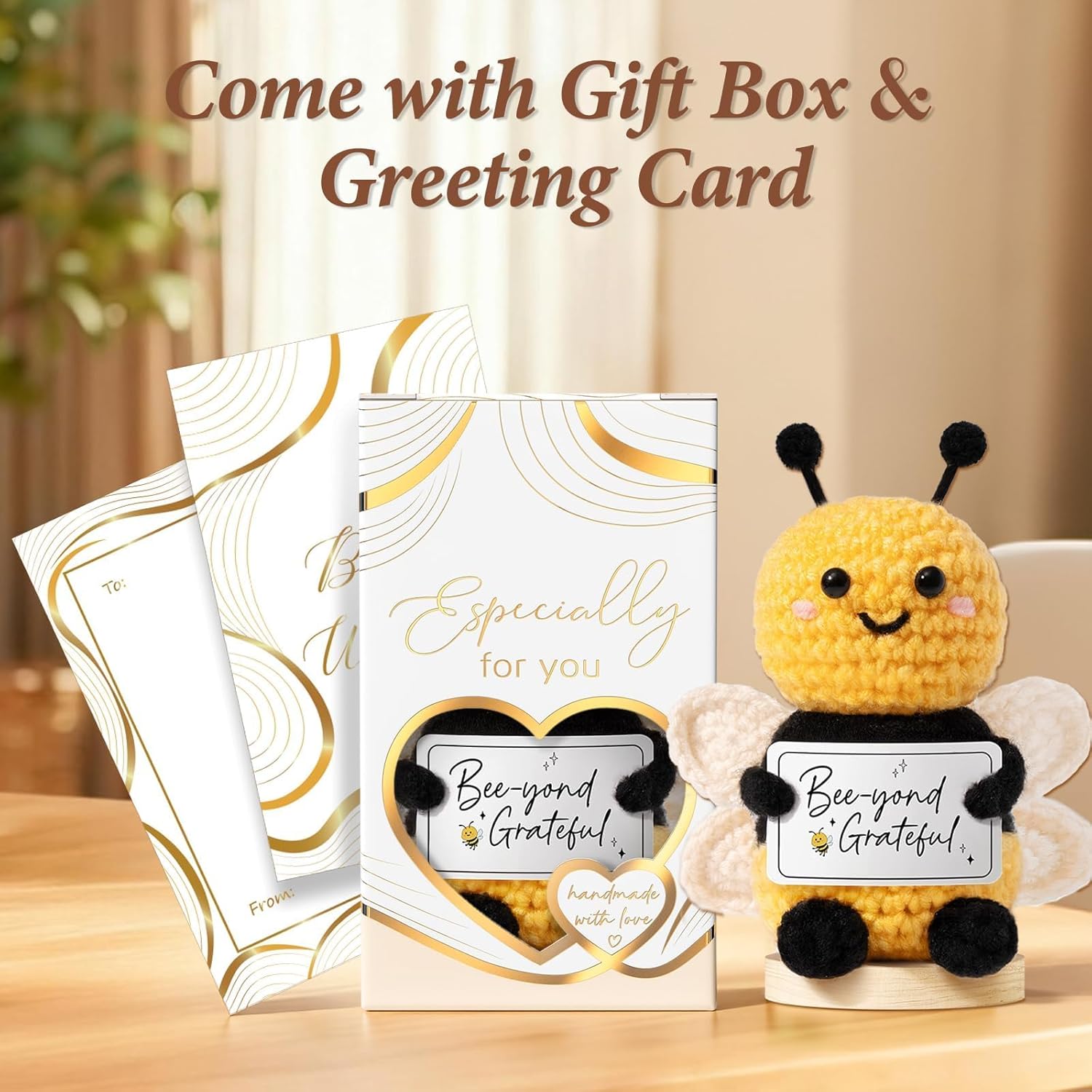 Thank You Gifts for Women Emotional Support Crochet Plush, Handmade Funny Frog Crochet w/ Card Employee Appreciation Gifts for Teacher, Valentines Day Birthday Gift for Women Coworker Nurse Boss Staff - Image 4