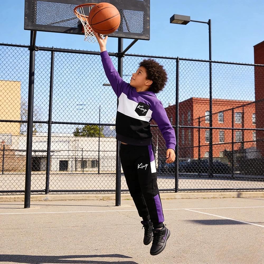 Size 6-12 Years Boys Fashion Clothes Spring Summer Short Sleeve Top & Pants Color Block Clothing Sets - Image 2