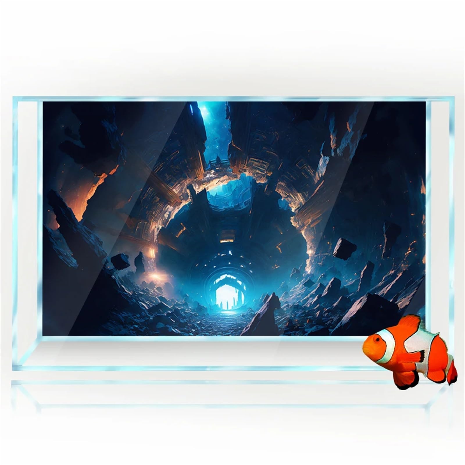 Fondo de Acuario pecera con Efecto 3D