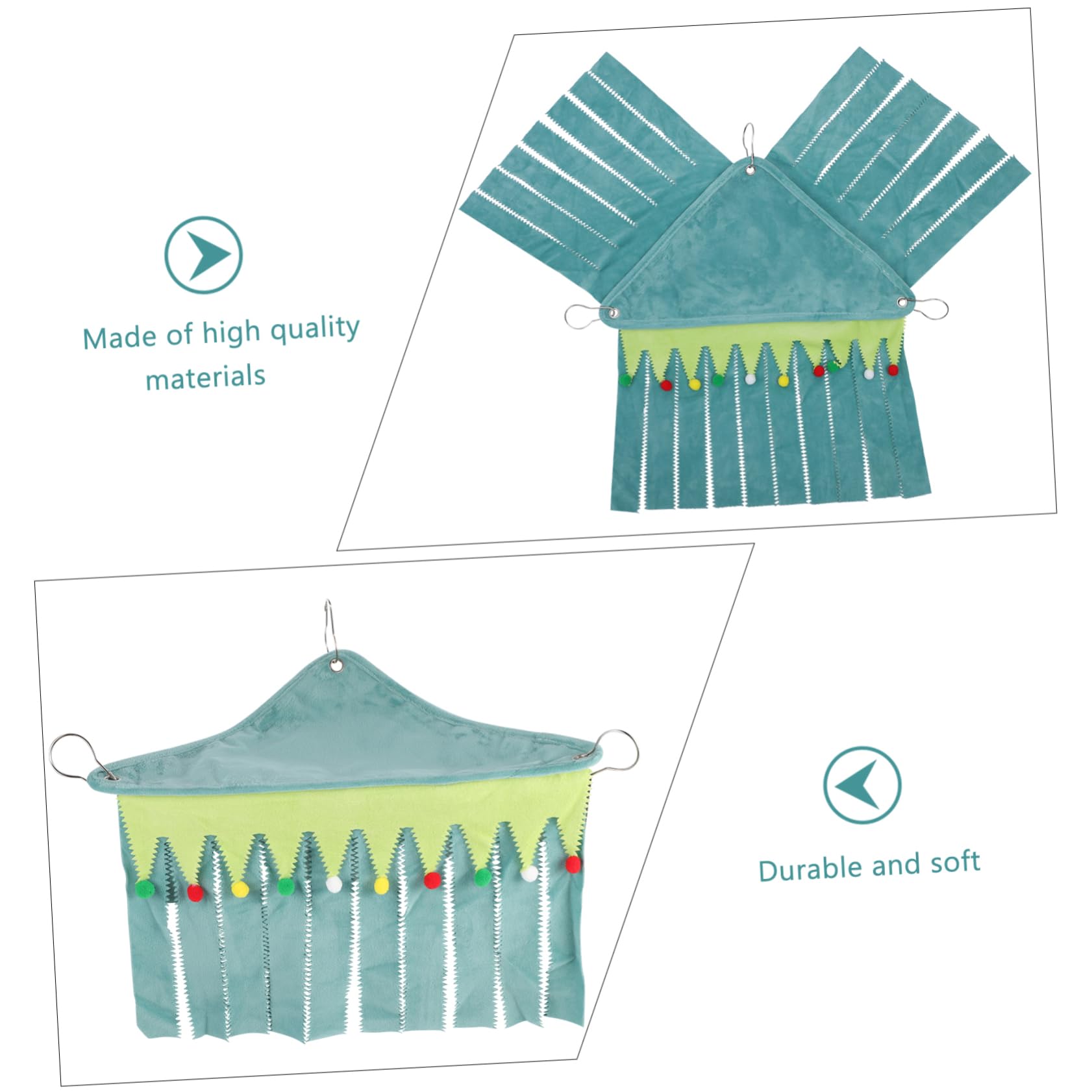 INOOMP 3pezzi Hammock Per Criceti e Piccoli Animali Rifugio Creativo Per Criceti Scoiattoli e Degu Per Giocare e Riposare Tutte Le Stagioni