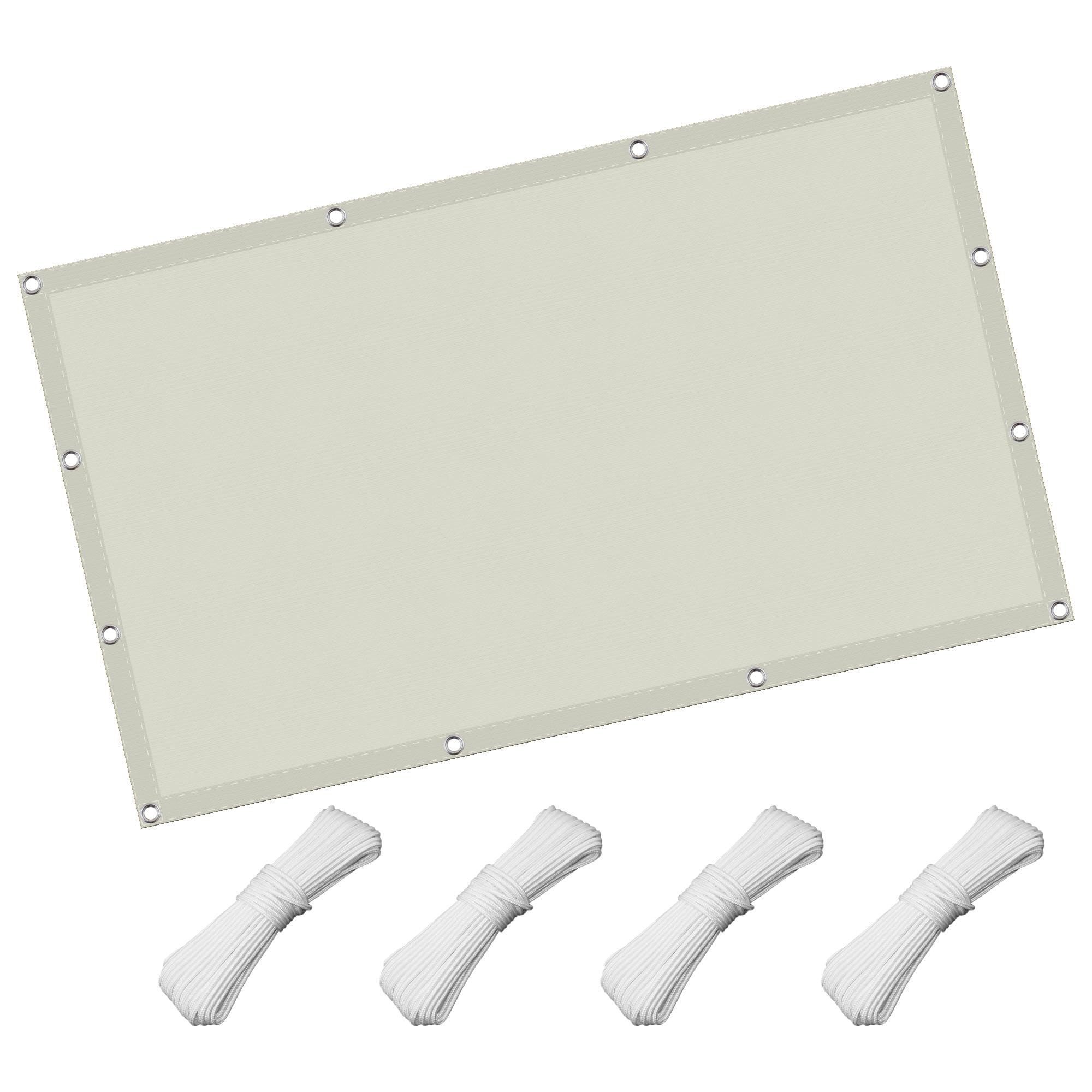 Voile de protection solaire pour terrasse et balcon ombragé à l'abri du vent