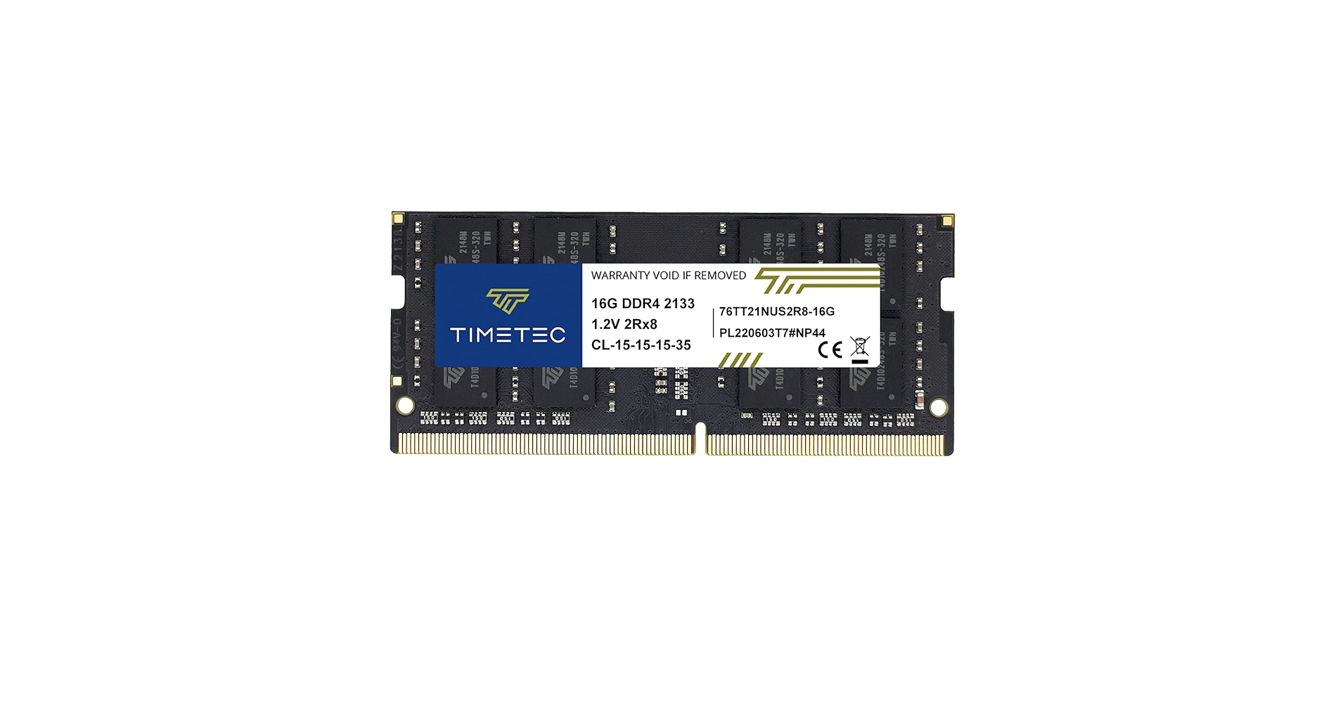 Timetec 16GB DDR4 2133MHz PC4-17000 Non-ECC Unbuffered 1.2V