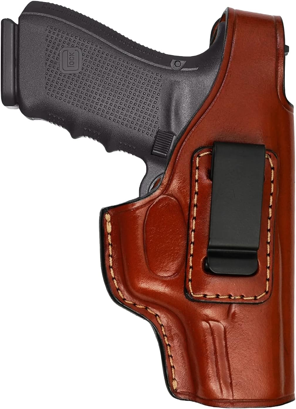OWB/IWB Leather Holster Fits CZ 75B, 75D, SP101, P01, P07