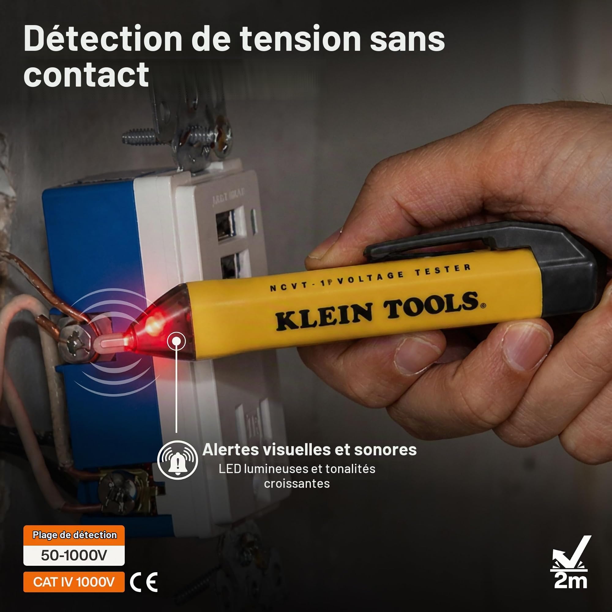 Klein Tools 69149P Kit de test électrique, 3 pièces