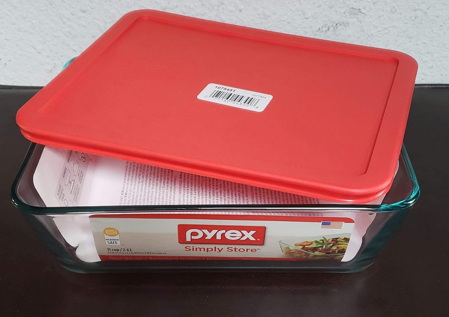 Pyrx Stor+rect/Cvr Size 11 Cu Pyrx Storage+rectangle/Cover 11 Cup