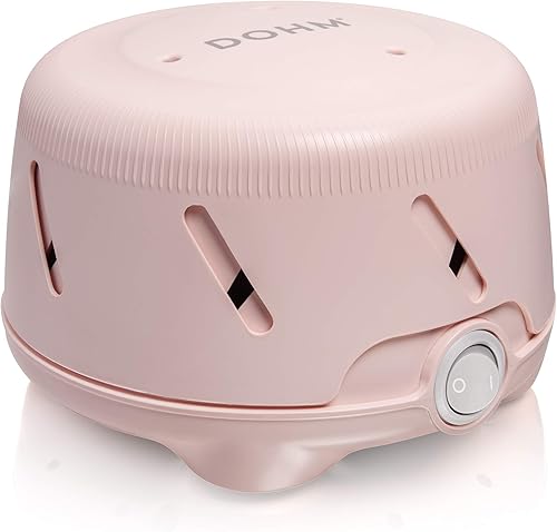 Miniatura 2 de Yogasleep Dohm Uno Pink and Hushh La máquina original de ruido blanco, sonido natural calmante de un ventilador real, cancelación de ruido, terapia