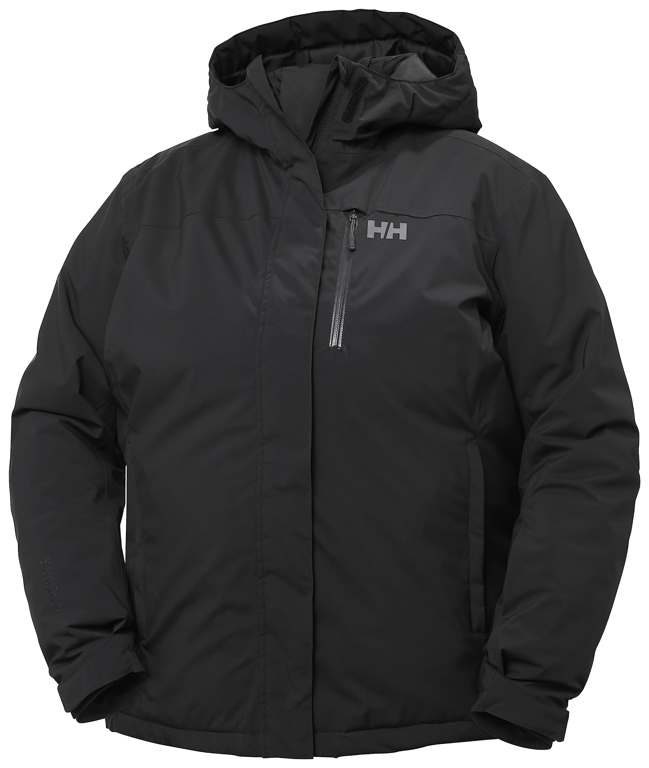 Helly-Hansen Womens Snowplay Plus Jacket, 990 Black, 2X