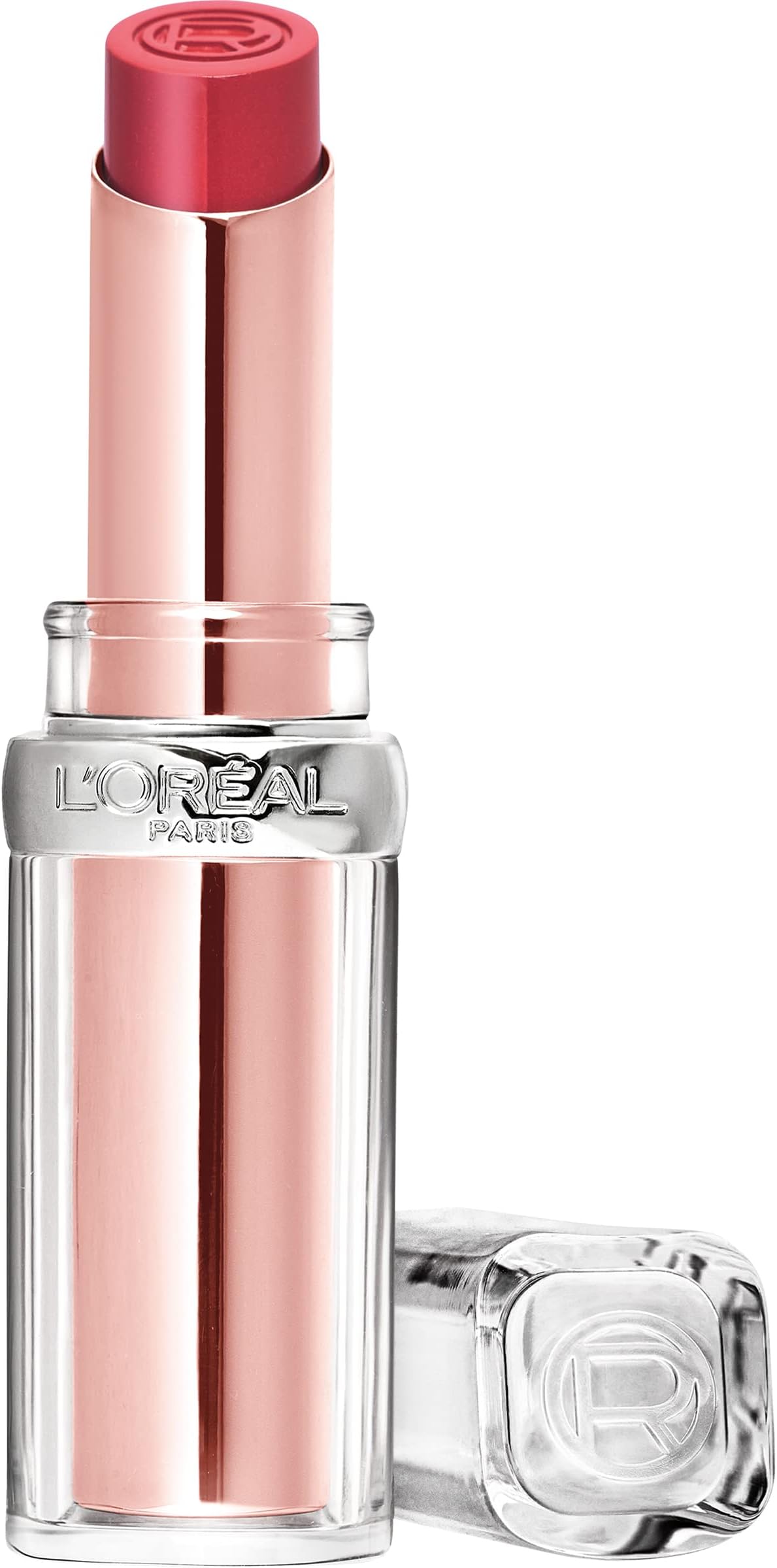 L'Oreal Paris Glow Paradise Hydrating Balm-in-Lipstick with Pomegranate Extract, Rose Mirage, 0.1 Oz