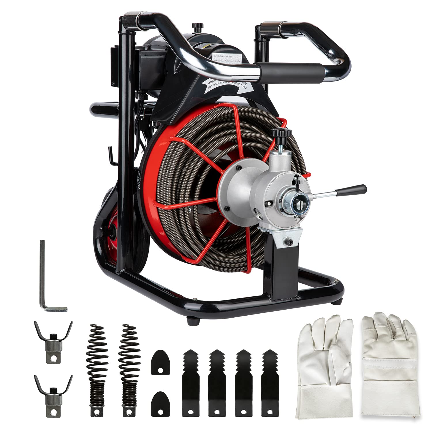 Buy Drain Cleaner Machine 100Ft x 3/8'' 370W Electric Drain Auger Fit 1