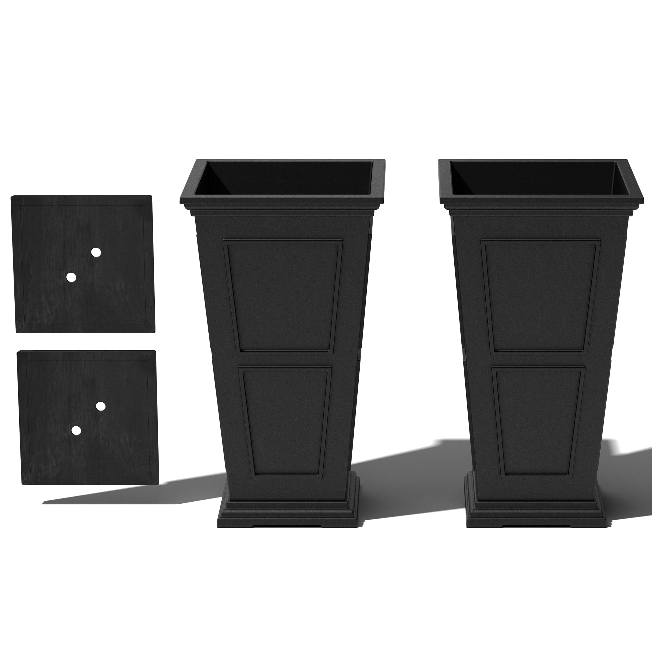 Veradek Brixton Series Tall Plastic Planter