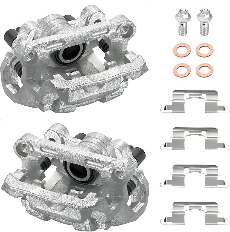 Par de pinças de freio a disco traseiras BDFHYK 19-B2995 e 19-B2994 para Nissan Frontier, Xterra e Suzuki Equator – 2 unidades