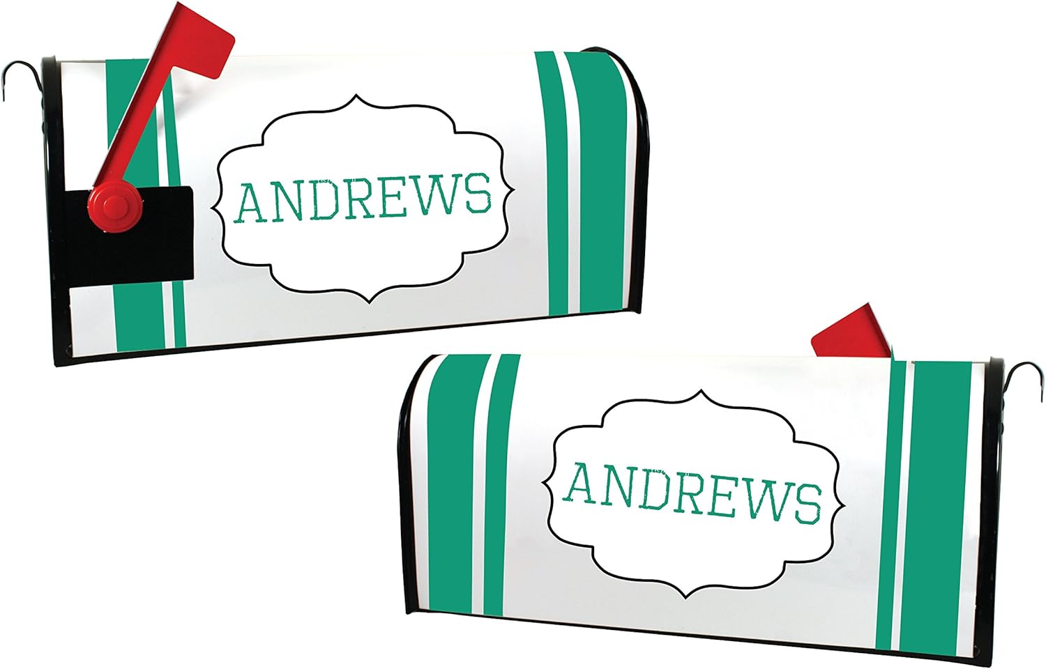 Custom Magnetic Mailbox Cover Personalized with Last Name
