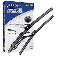 2 spazzole tergicristallo anteriori da 66 cm + 45,7 cm per Volkswagen Passat 2015