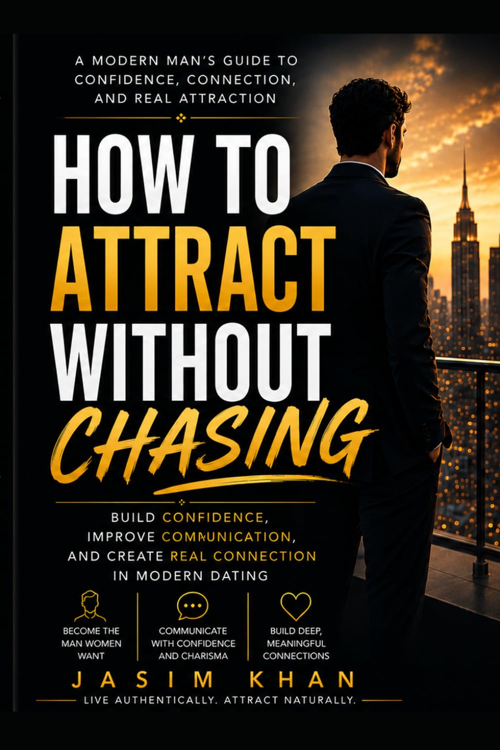 How to Attract Without Chasing: Build Confidence, Improve Communication, Master Attraction Psychology, and Create Real Connection in Modern Dating