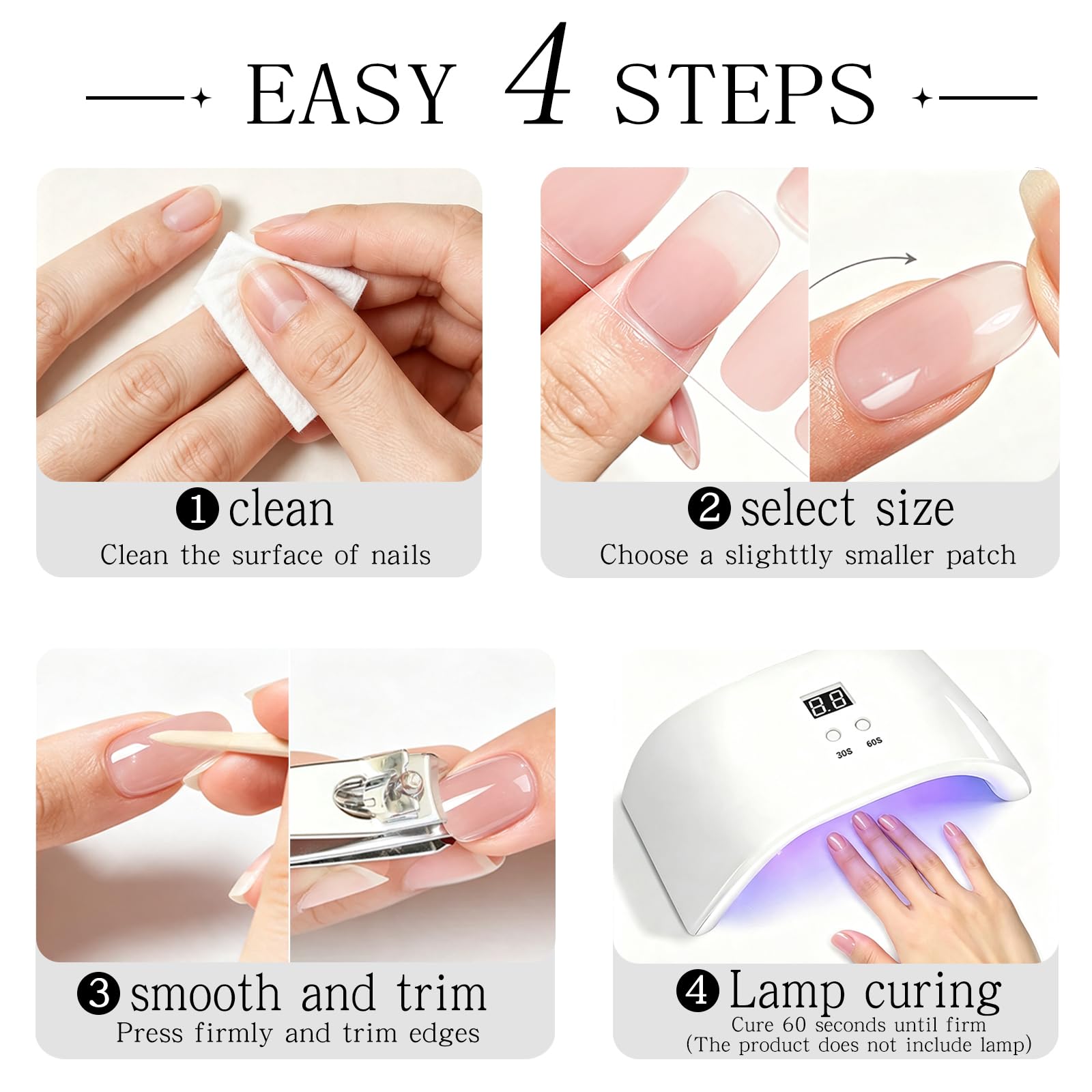 Cat Eye Nail Stickers - Easy Gel Nail Art -8