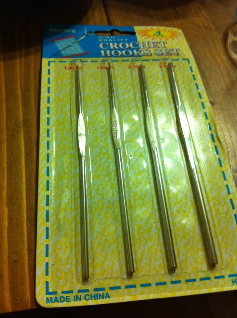 Sterling Crochet Hooks Set
