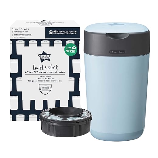 Contenedor azul Twist and Click de Tommee Tippee - Incluye 1 Recambio