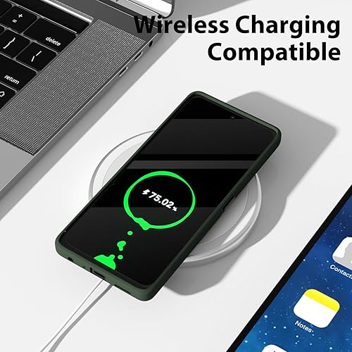 Miniatura 6 de oakxco Funda para teléfono Oneplus Nord N30 0.18 oz de silicona líquida, bonita funda delgada y delgada de goma suave de poliuretano termoplástico