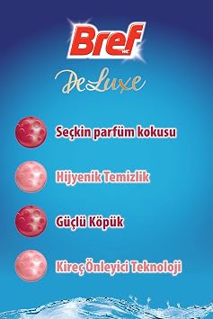 Bref WC Deluxe Manolya Duo Pack 2'li Premium Klozet Temizleme Topları, 1 x 2 Adet, Manolya 2