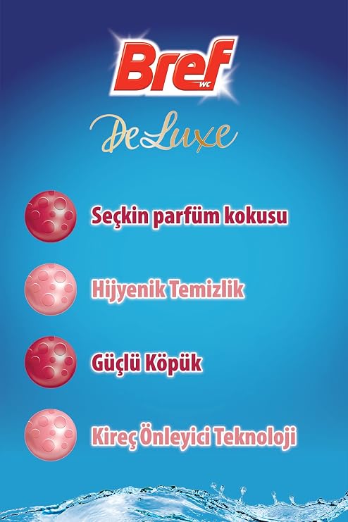 Bref WC Deluxe Manolya Duo Pack 2'li Premium Klozet Temizleme Topları, 1 x 2 Adet, Manolya 2