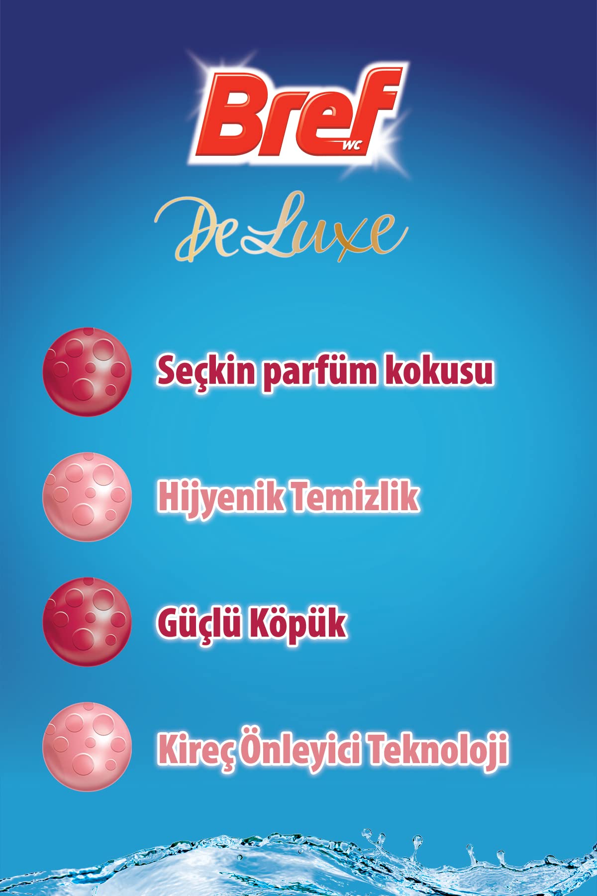 Bref WC DeLuxe Manolya Premium Klozet Temizleme Topları 1 x 1 Adet, Manolya 1