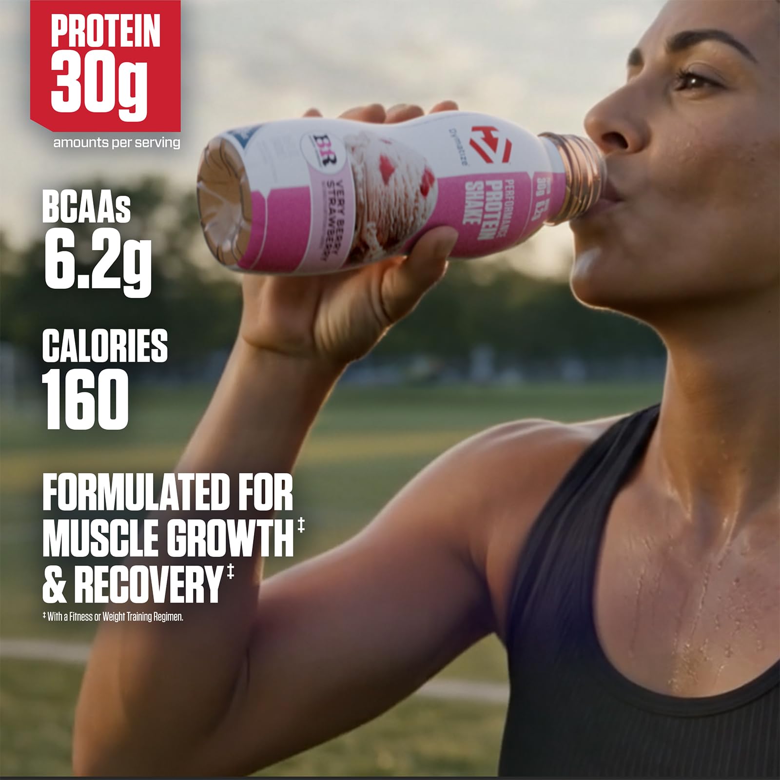 Dymatize 30g High Protein Performance Shake, Strawberry, 12 Pack — Amazon image 4