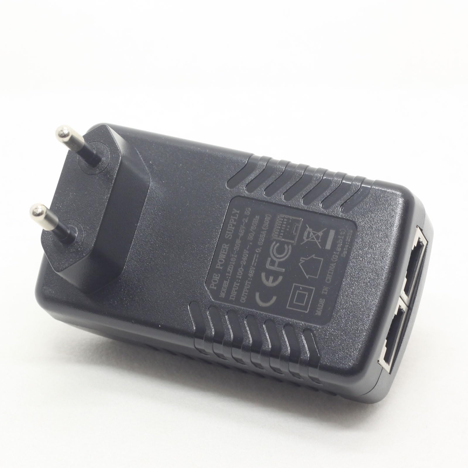 DSLRKIT 2.5G Gigabit 48V PoE Injector Adapter Power Over Ethernet 802.3at U6 Enterprise