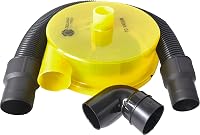 DelmarTools Low Profile Dust Separator for Shop Vacs: 99% Efficiency, Lifetime Warranty, 5-Gal Bucket Mount, 90° Adapter & 2.5" Hose