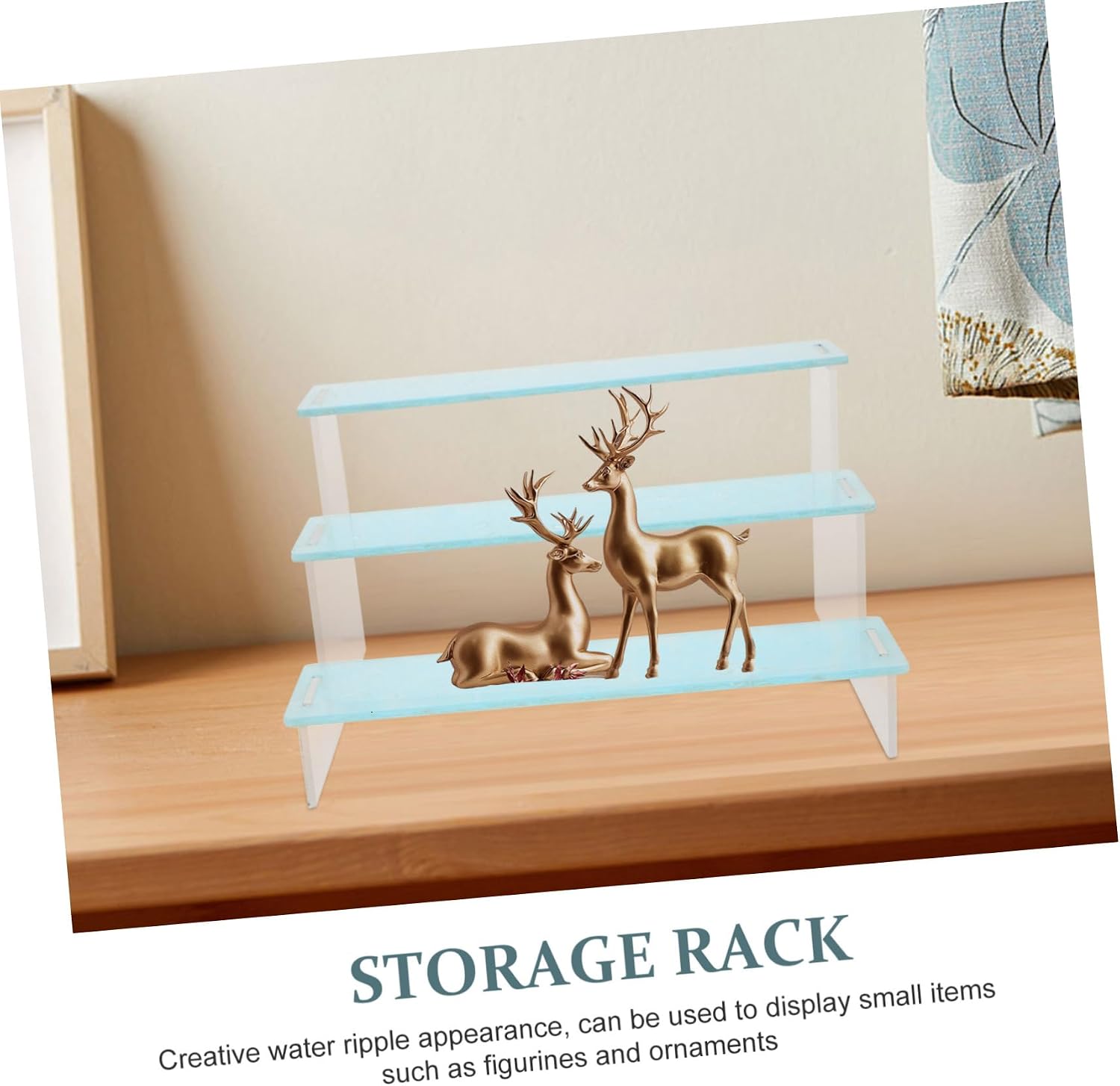 2pcs Multi Layer Plastic Display Stand for Figurines Storage image 5
