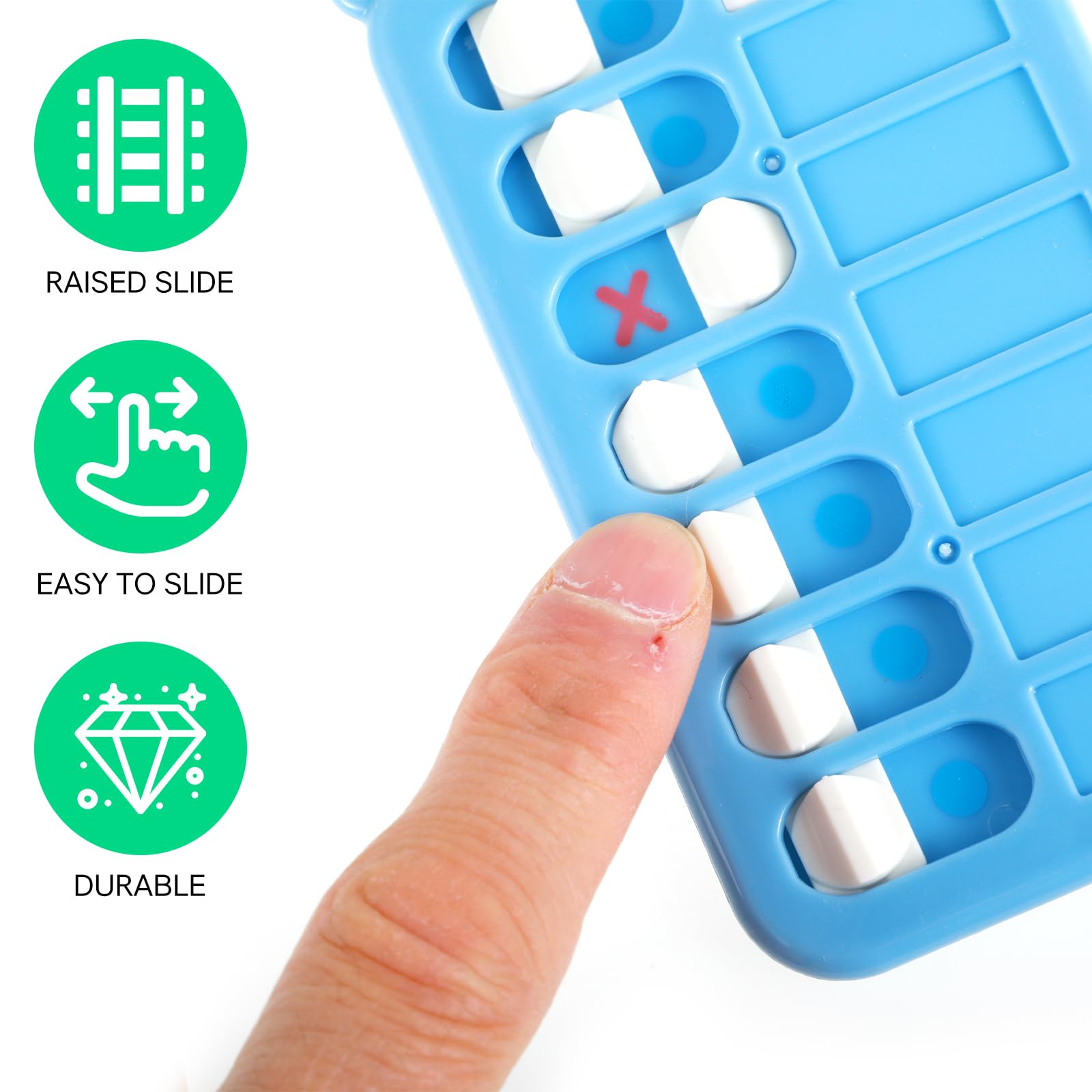 Mabor 3Pcs Reminder Board Portable Visual Daily Schedule for Kids School Bag Pendant Detachable Daily Task Planning Pad with List Cards Stickers for Kids ADHD Tools - Image 4