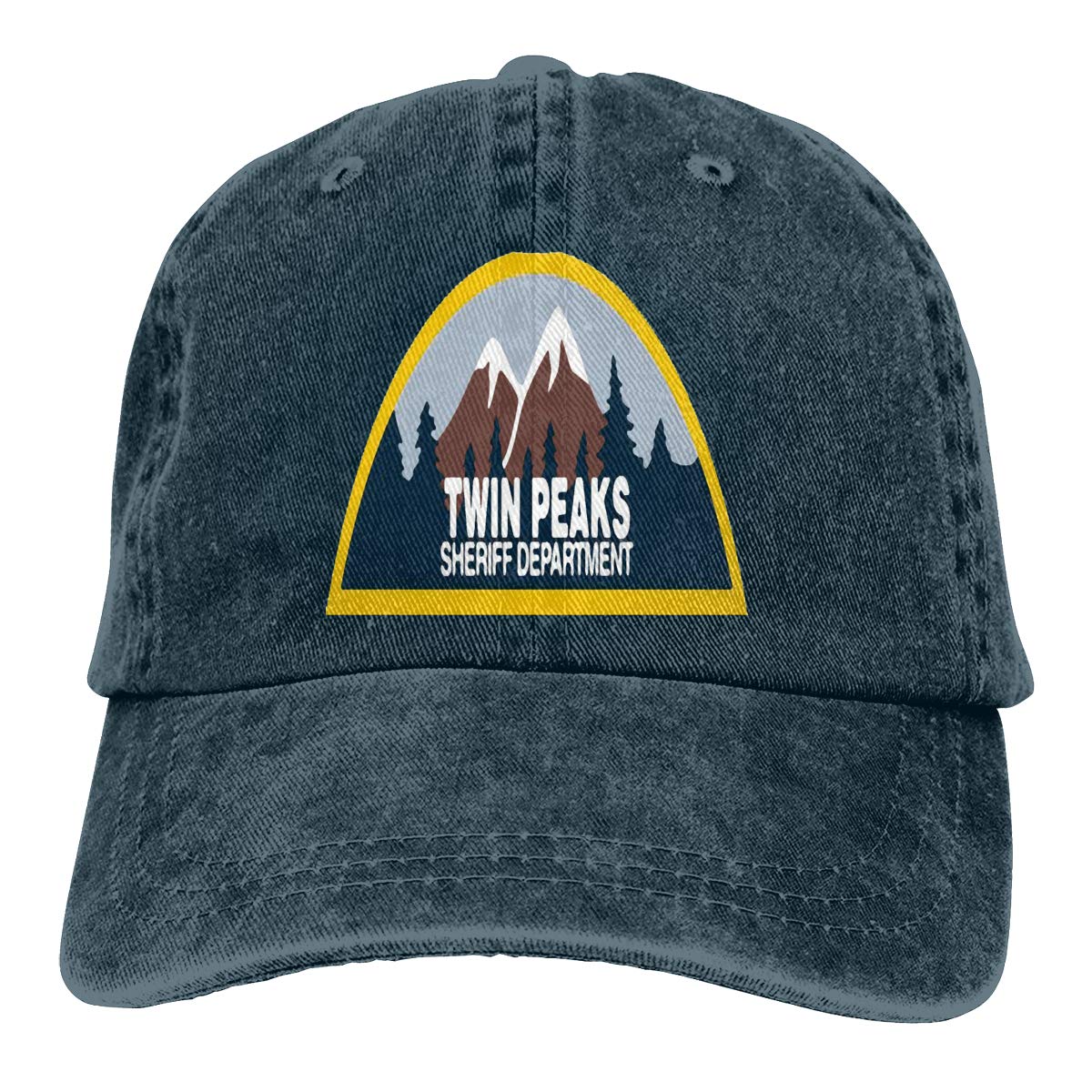 ATOurDealss Trucker Cap Twin Peaks Sheriff Department Durable Baseball Cap,Adjustable Dad Hat Black