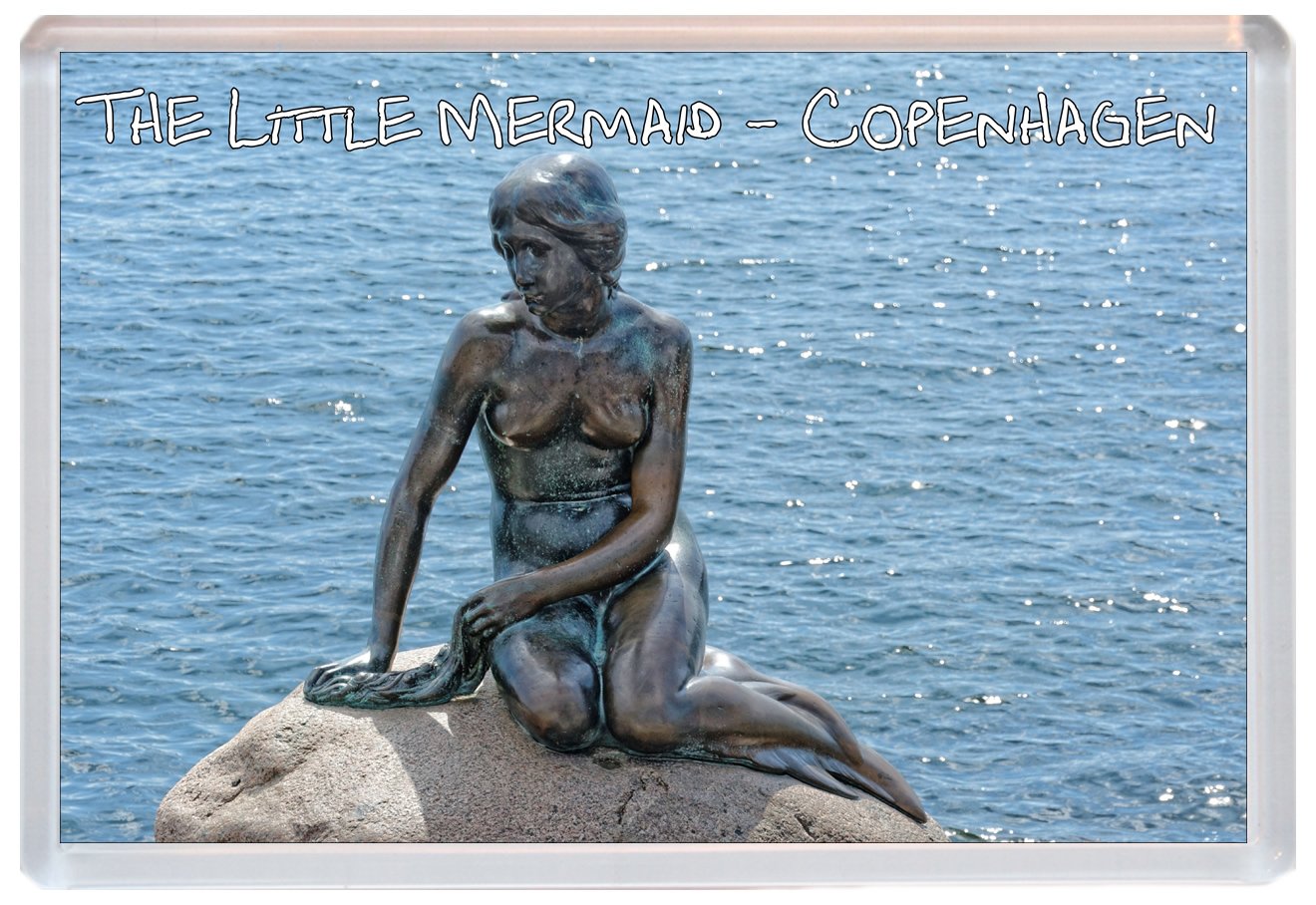 Baked Bean Store The Little Mermaid - Copenhagen - Jumbo Fridge Magnet