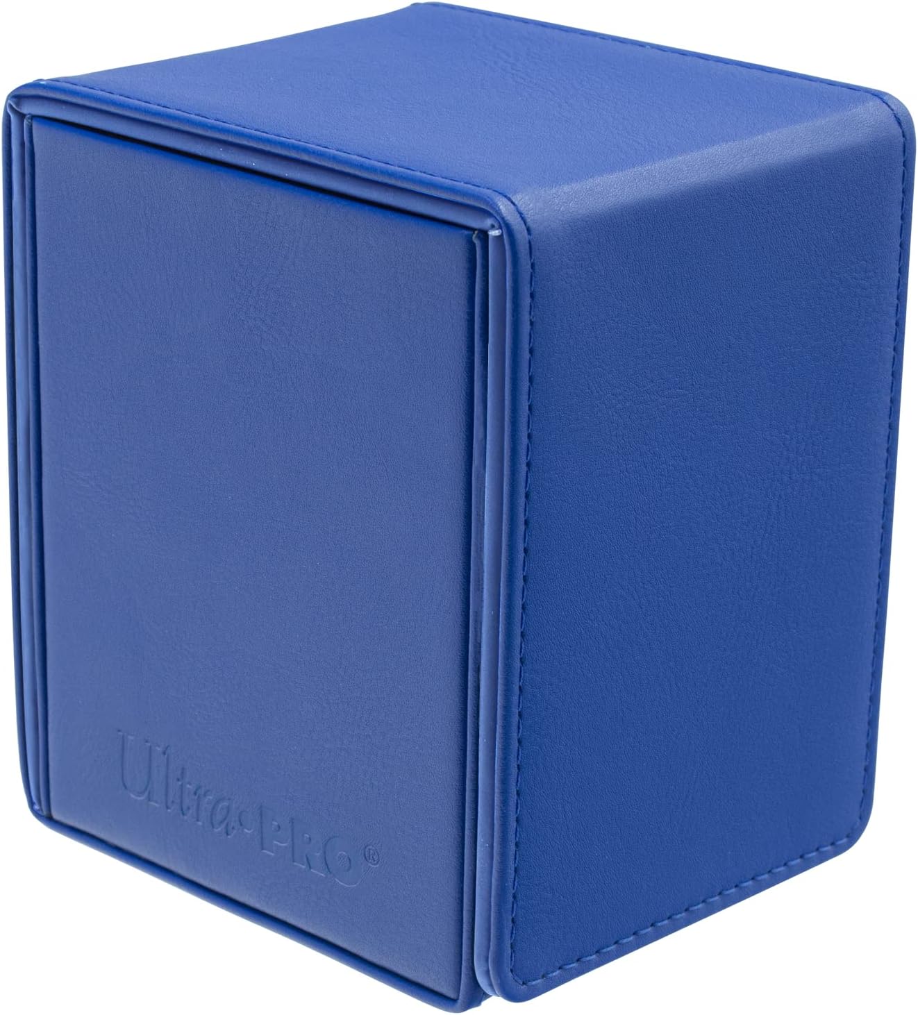 Ultra Pro - Vivid Alcove Flip Card Deck Box (Blue) - Stores & Protects Up To 100 Standard Size Collectible Baseball Gaming Sports or Any Standard Size Cards In Collections