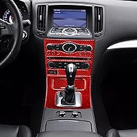 Vista 39 de NVCNX Real Premium Carbon Fiber Compatible with Infiniti G37 2011 2012 2013 Coupe Sedan Convertible Accessories Car Center Console Dash Dashboard