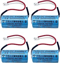 4-Piece Set SH384552520 [PSE Certified] Dedicated Residential Fire Alarm Replacement Battery CR-2/3AZ 3V Lithium Battery