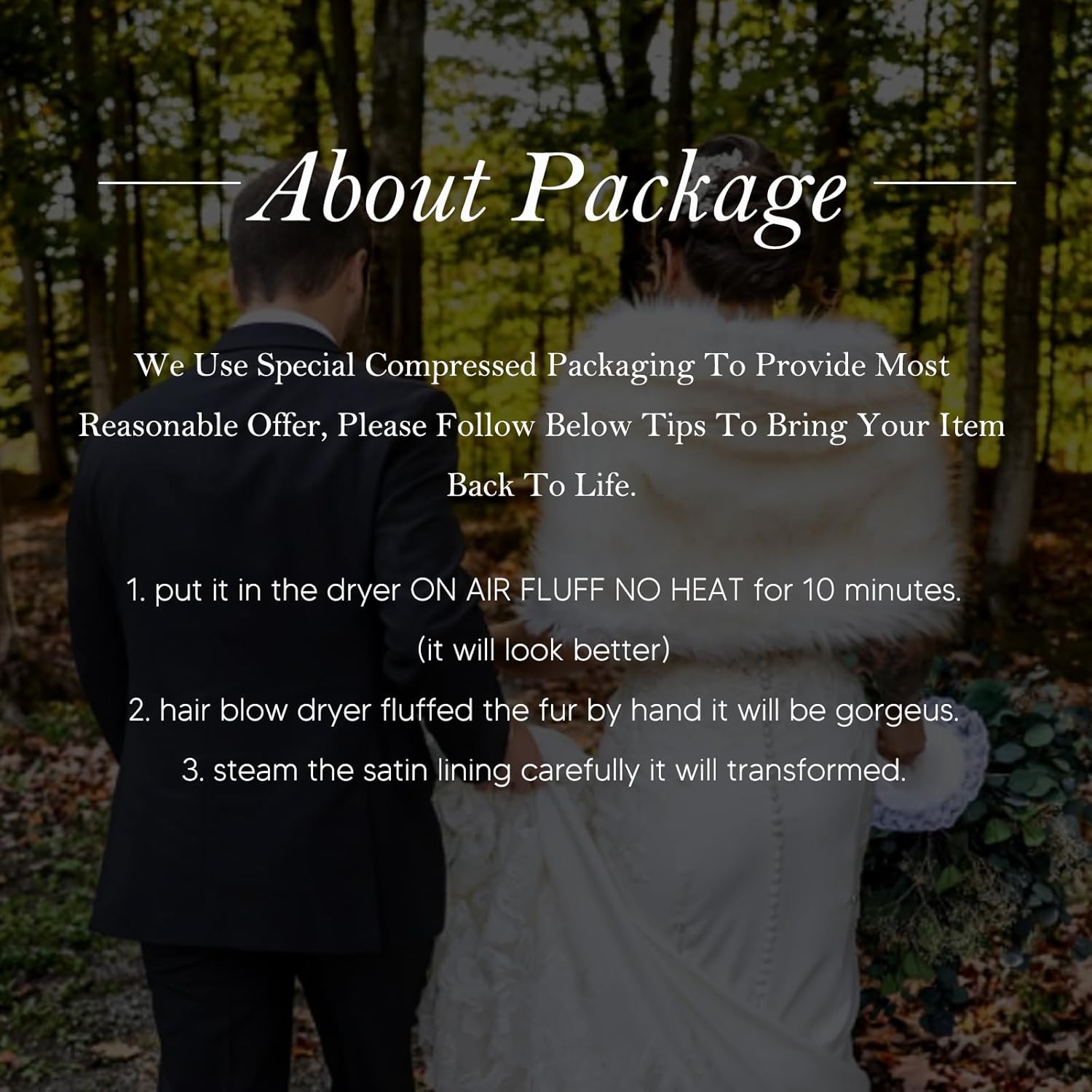 Faux Fur Wrap for Women,Winter Shawl for Wedding Stole Shrug Fur Cape 1920s - Image 7